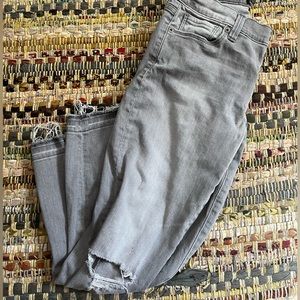 Grey Lucky Brand distressed jeans. Size 4/27